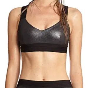 NO KA OI Mahina Ola metallic sports bra Size XS